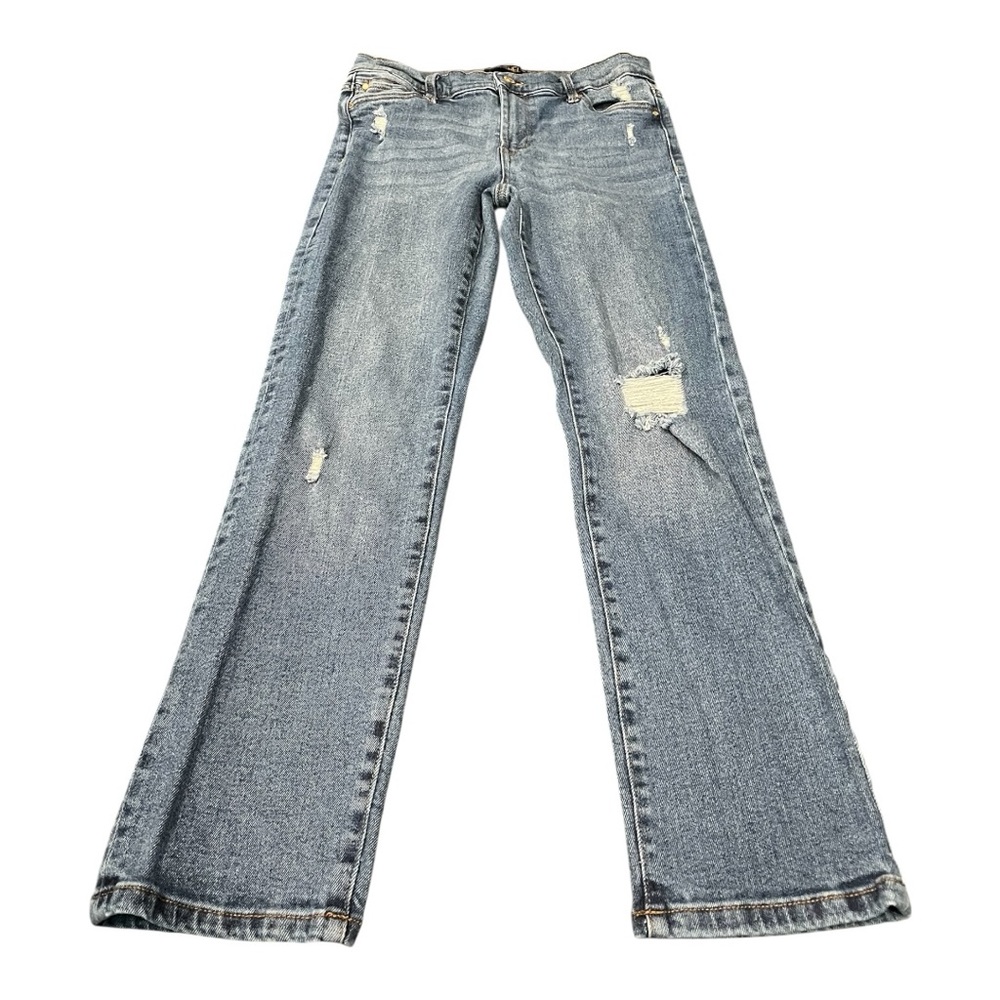 Rachel Roy‎ Chalet Wash Distressed Bootcut Jeans - Size 6/28